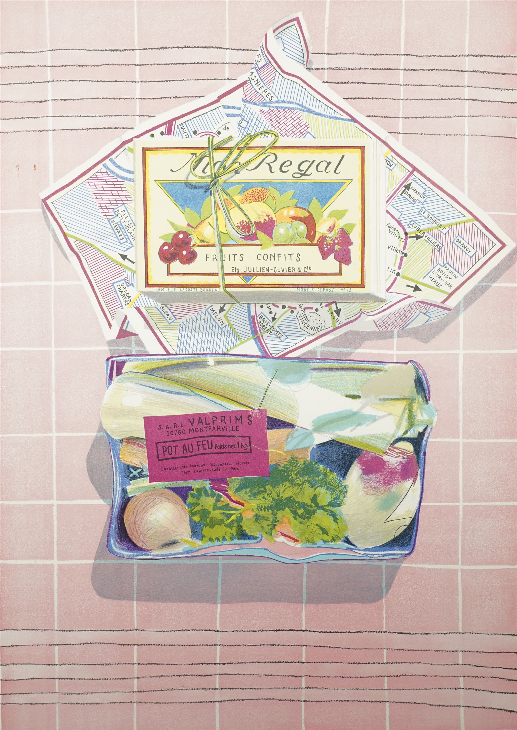  Glynn Boyd Harte (1948-2003): 'Fruits Confit', limited edition lithograph in colours signed and numbered 104/125 in pencil 60cm x 43cm (unframed)