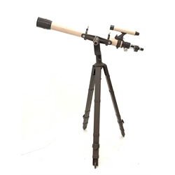 Swift telescope model no.831, D=77mm F=1000mm, serial no.713027, on Charles Frank tripod with additional eyepiece L107cm H138cm