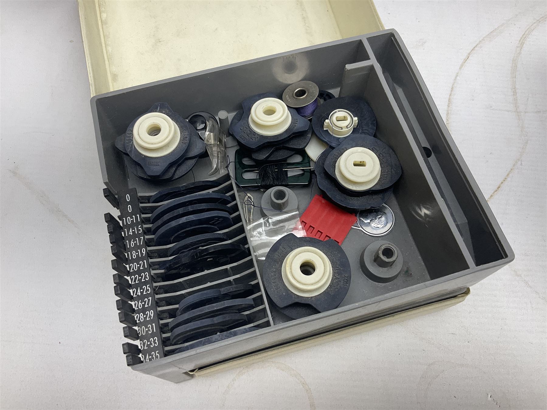 Necchi sewing machine and accessories