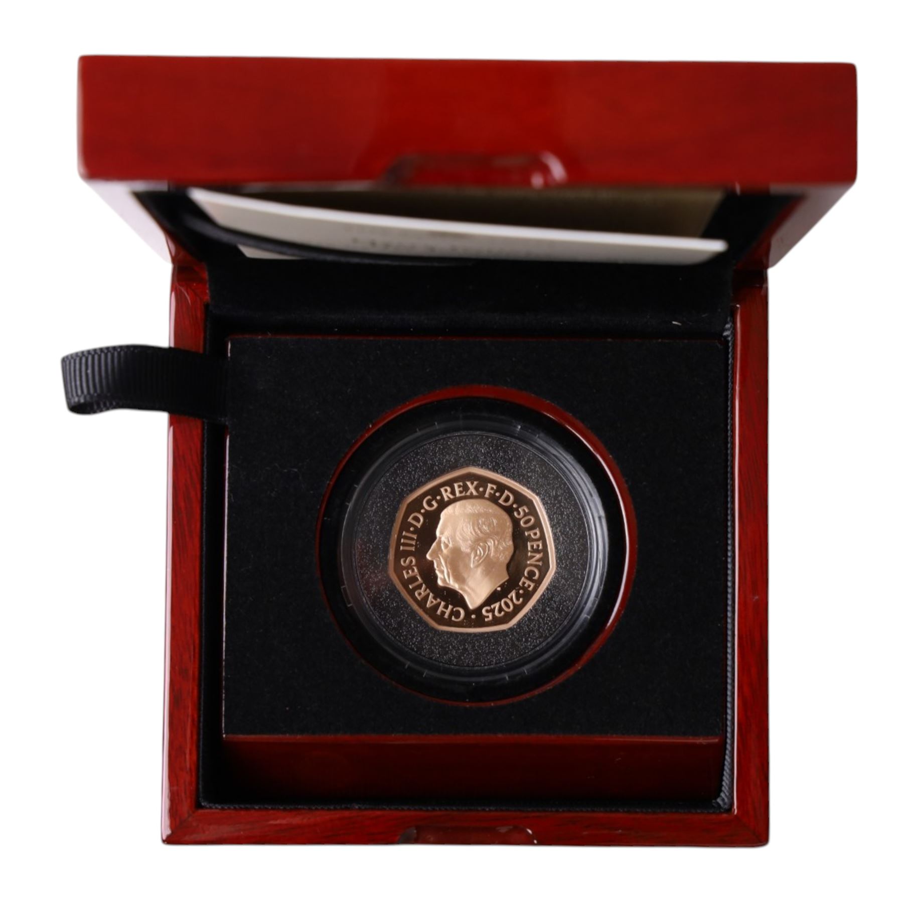 The Royal Mint United Kingdom 2025 'Harry Potter The Patronus' gold proof fifty pence coin, cased and boxed with certificate