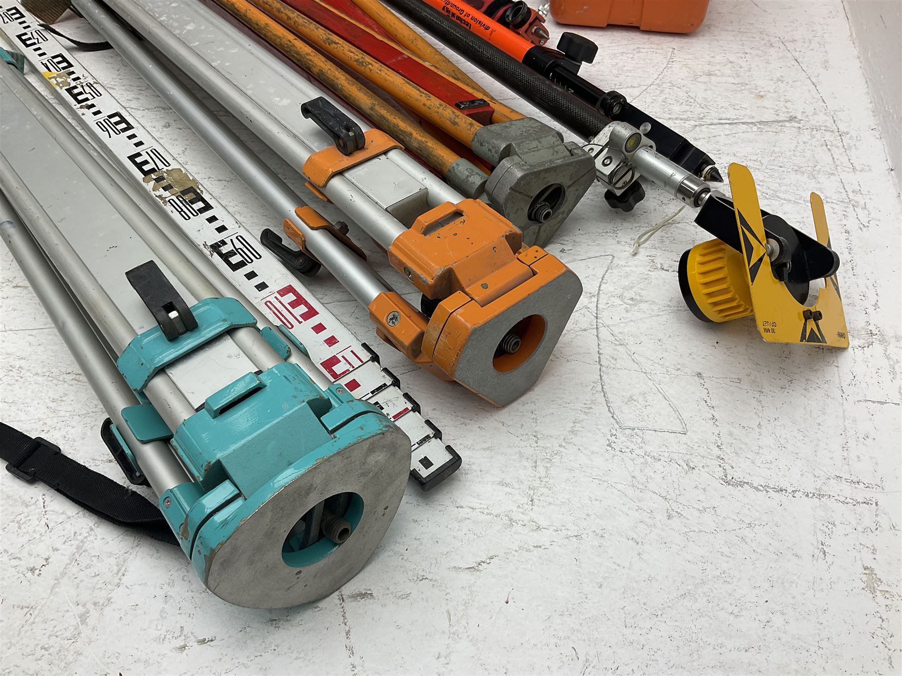 Land Surveying equipment - Nikon AX-2s Automatic Level 360 degrees, serial no.810890; in carrying case with instructions; Nikon Electronic Distancemaster Prism; in carrying case; Imax B6AC Dual Power Professional Balance Charger/Discharger; in carrying bag; Omni Zero 