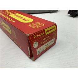 Tri-ang/Hornby '00' gauge - Princess Class 4-6-2 locomotive 'Princess Elizabeth' No.46201 with tender; Battle Space Turbo Car, boxed; four passenger coaches, buffet car, track cleaning car and eight wagons, all boxed; and various other accessories