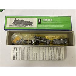 M&L Premier Kits ‘00’ gauge - four model railway locomotive building kits comprising PK1 GWR 4-6-0 Manor Class loco and chassis, PK9 LNWR DX Goods body and tender, PK12 LNWR 5’ 6” 2-4-2 tank and PK28 LNWR Dreadnought Compound loco and tender 