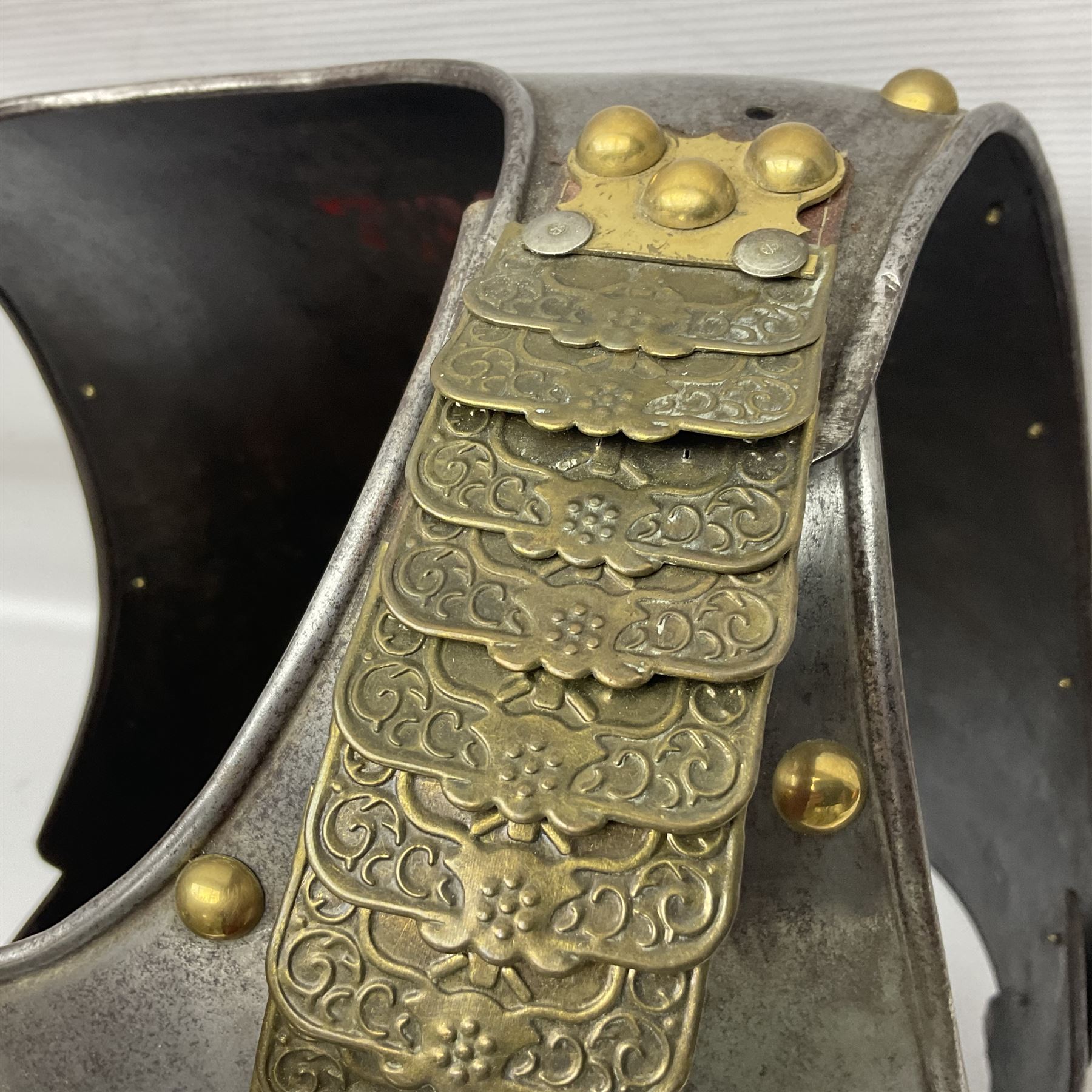 Copy of a Belgian Cuirass breastplate and backplate