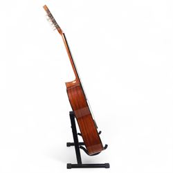 Admira Malaga classical guitar, in fitted hard case with black plush interior, guitar L100cm