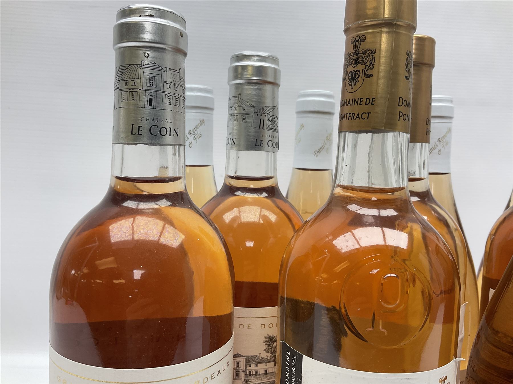 Domaine Daniel Reverdy, 2013, Sancerre, 750ml, 12.5% vol, five bottles, Chateau Le Coin, 2012, Grand Vin De Bordeaux, 750ml, 13% vol, four bottles and Domaine De Pontfract, 2013, Cotes de Provence, 750ml, 13% vol, two bottles (11)