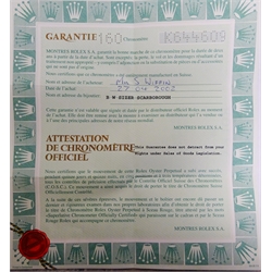 Rolex Oyster Perpetual Date Submariner 2001 stainless steel automatic wristwatch, model No.16610, serial No.K644609, boxed with papers

[image code: 7mc]