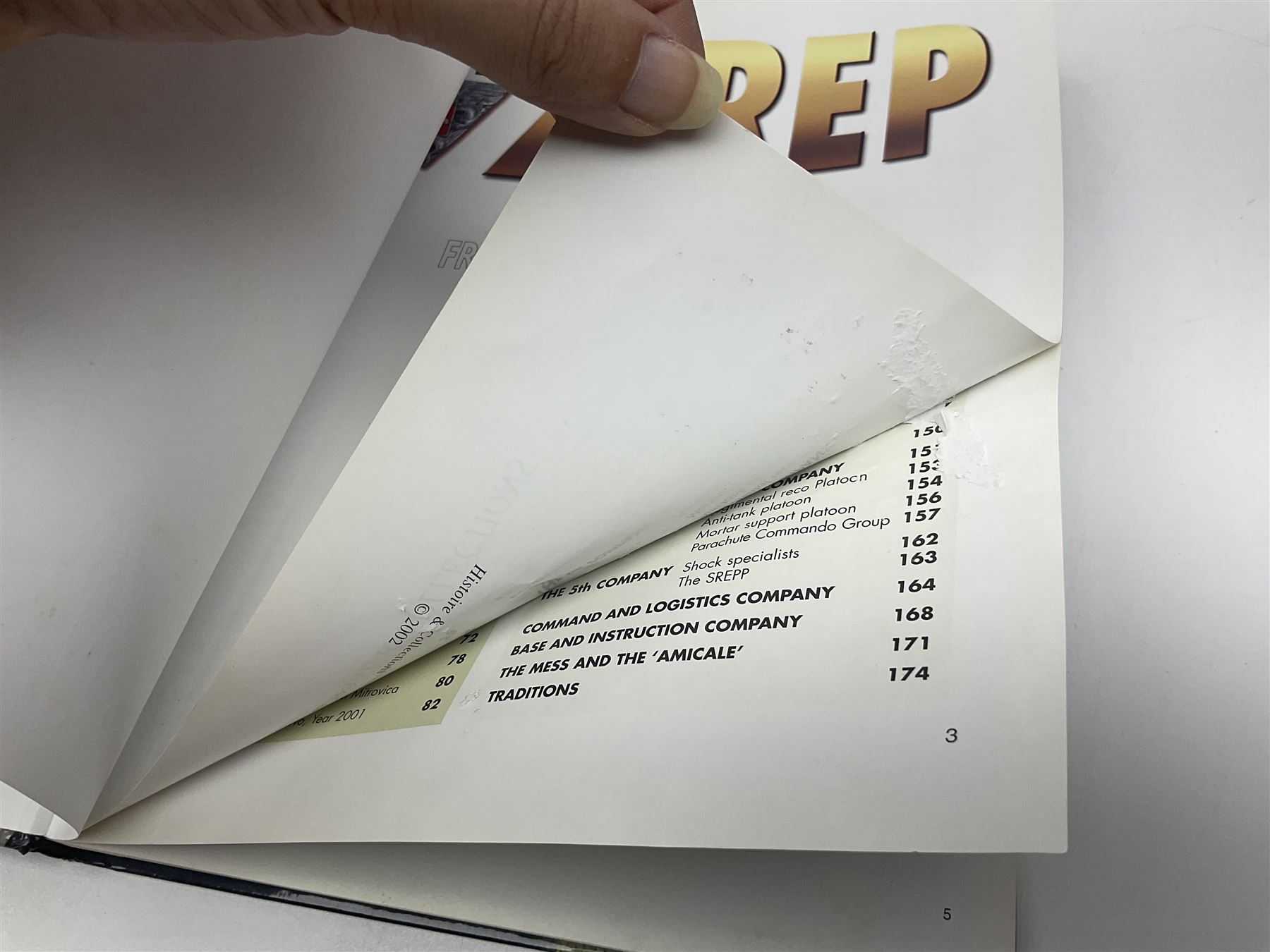 Seven military reference books - Histoire Mondiale Des Parachutistes; Yves Debay: French Foreign Legion  Paratroopers; Bragg & Turner: Parachute Wings; Barney White-Turner: Horse Guards; and three works on uniforms/standards (7)