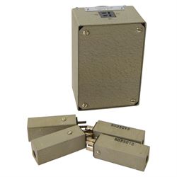 Marconi Instruments Ltd Wavemeter no. TF975, in fitted wooden case, together with a Bellingham & Stanley Ltd abbe refractometer no. A81090 and a Beck Wavelength Reversion Spectroscope, in wooden box