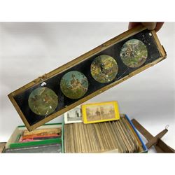 Collection of Victorian and later stereoscopic views, including local Scarborough scenes and mountaineering scenes, together with seven stereoscope viewers, including one viewer and some views by Underwood & Underwood