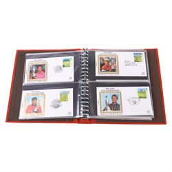 Great British and World stamps, first day covers, etc, in three boxes