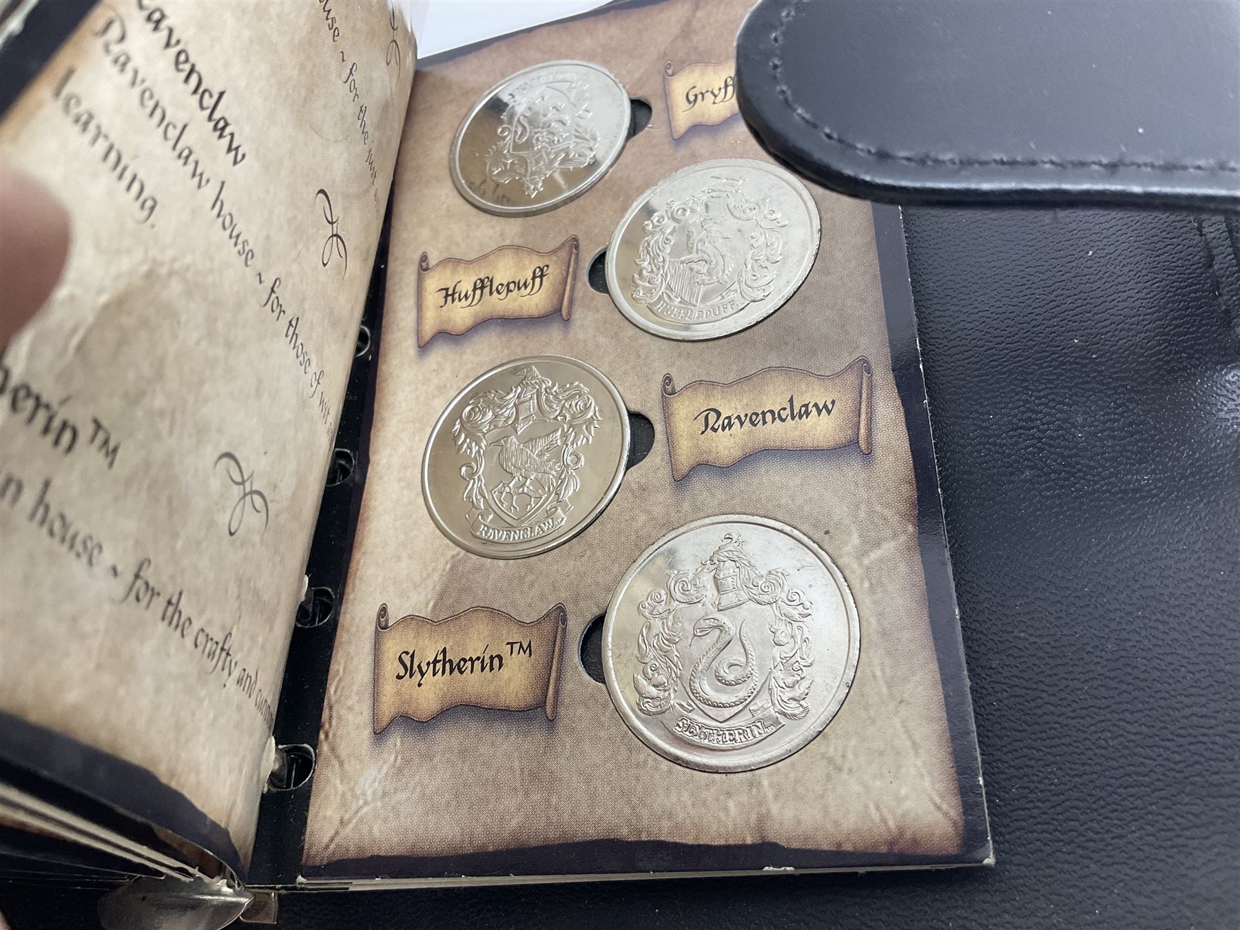 Harry Potter 'Gringotts Savings Book Coin Collection', various commemorative crowns, pre-decimal coinage, United States of America one dollar banknote etc