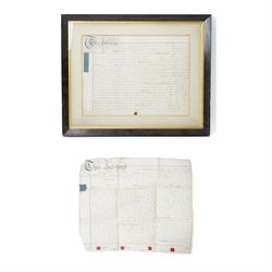 18th century Indenture between Thomas Hyde, citizen and fishmonger of London and Tobias Ho...