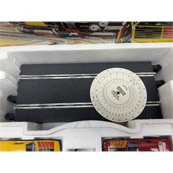 Scalextric - Set 300 with TR7 rally cars, controllers, power unit, track and paperwork; boxed