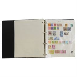 World stamps including Australia, Zimbabwe, Nigeria, Pitcairn Islands, Gilbert and Ellice, Bulgaria, Chile, United States of America, Tunisia, Poland, Greece, China etc, housed in ten ring binder folders