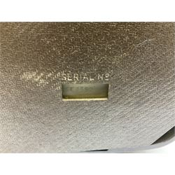 1950s Bush Type DAC 90A valve radio in brown Bakelite case, W29cm D19cm H22cm, two mid-century Ekco radios in Bakelite cases comprising Model U.195 and U.245, and further Pye Bakelite cased radio