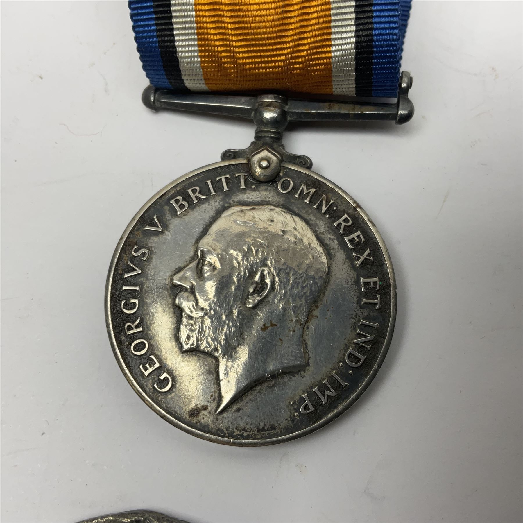 WWI pair of medals comprising Mercantile Marine medal and British War medal, awarded to Dominic L Kelly; both with ribbons and part original packaging and a Victoria Diamond Jubilee medallion.