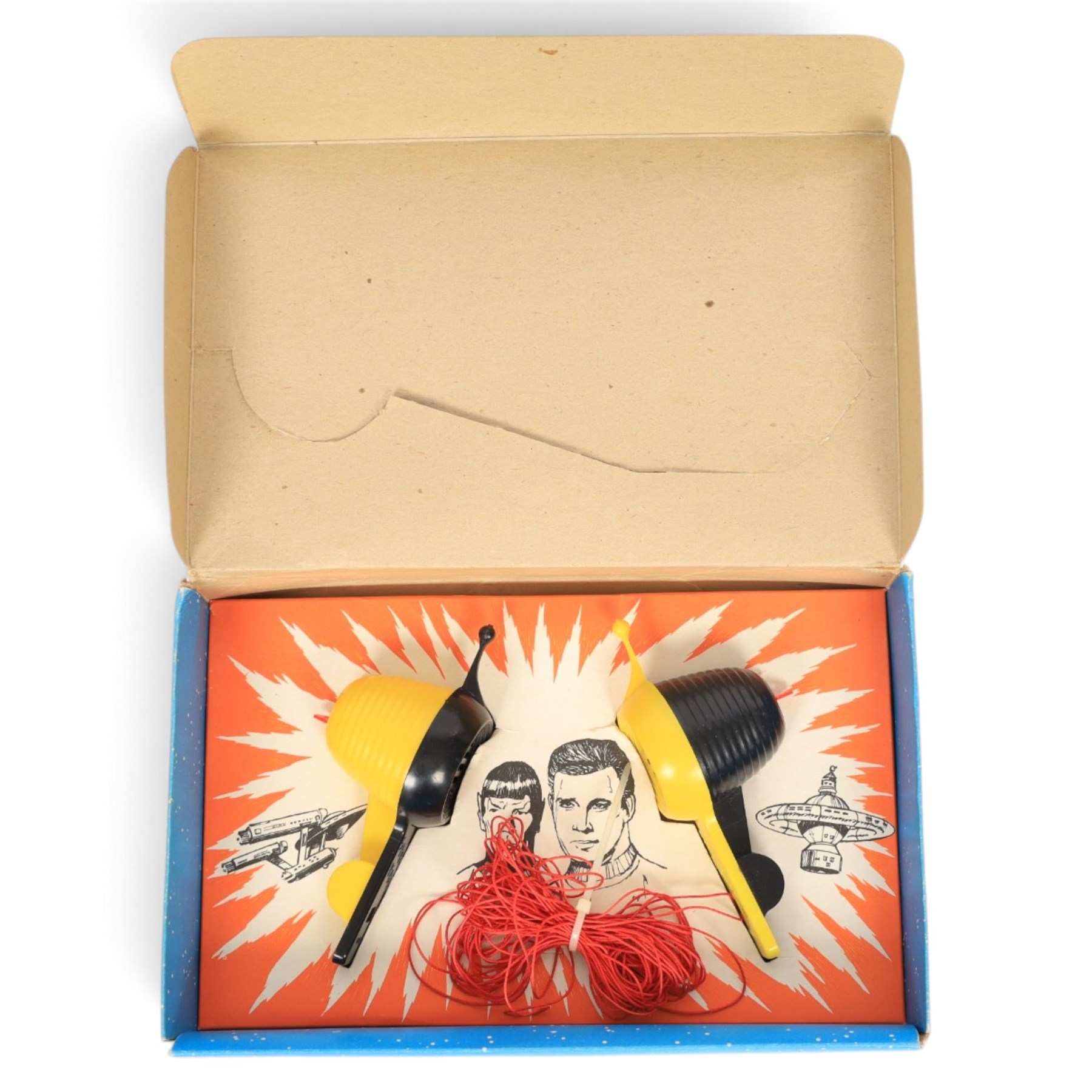 1970s Lone Star Star Trek Inter-Space Communicator, boxed with wire