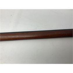 Manton .577/450 Martini Henry rifle, the 82.5cm smooth bored barrel proofed for shot, two barrel bands and bayonet fitting, engraved action with side safety, figured walnut stock with chequered steel butt plate, complete with ramrod, NVN other than 5346 on barrel, L125cm