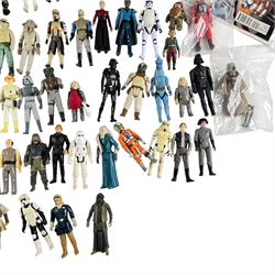 Collection of Hasbro Star Wars figures, including Han Solo prisoner action figure and loose 3.75 inch figures, Stor Disney Star Wars Death Star and a Modern Age Marvel Star Wars comic book issue #12