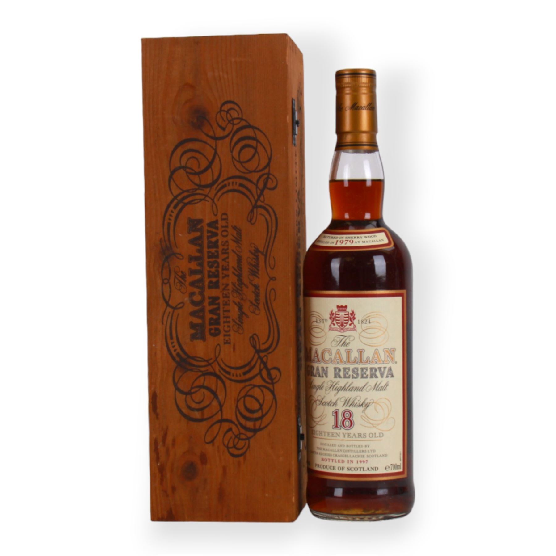 Macallan, 18 year old, Gran Reserva single highland malt whisky, 700ml, 40% vol, in presentation box 