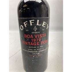 Offley Bon Vista, 1972, vintage port, unknown contents and proof and Rocha's 1964, Ruby Port, 75cl 20% proof (2)