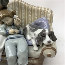 A Lladro figurine, 'Big Sister' Model 5735, with impressed and printed mark to base, H16cm. 