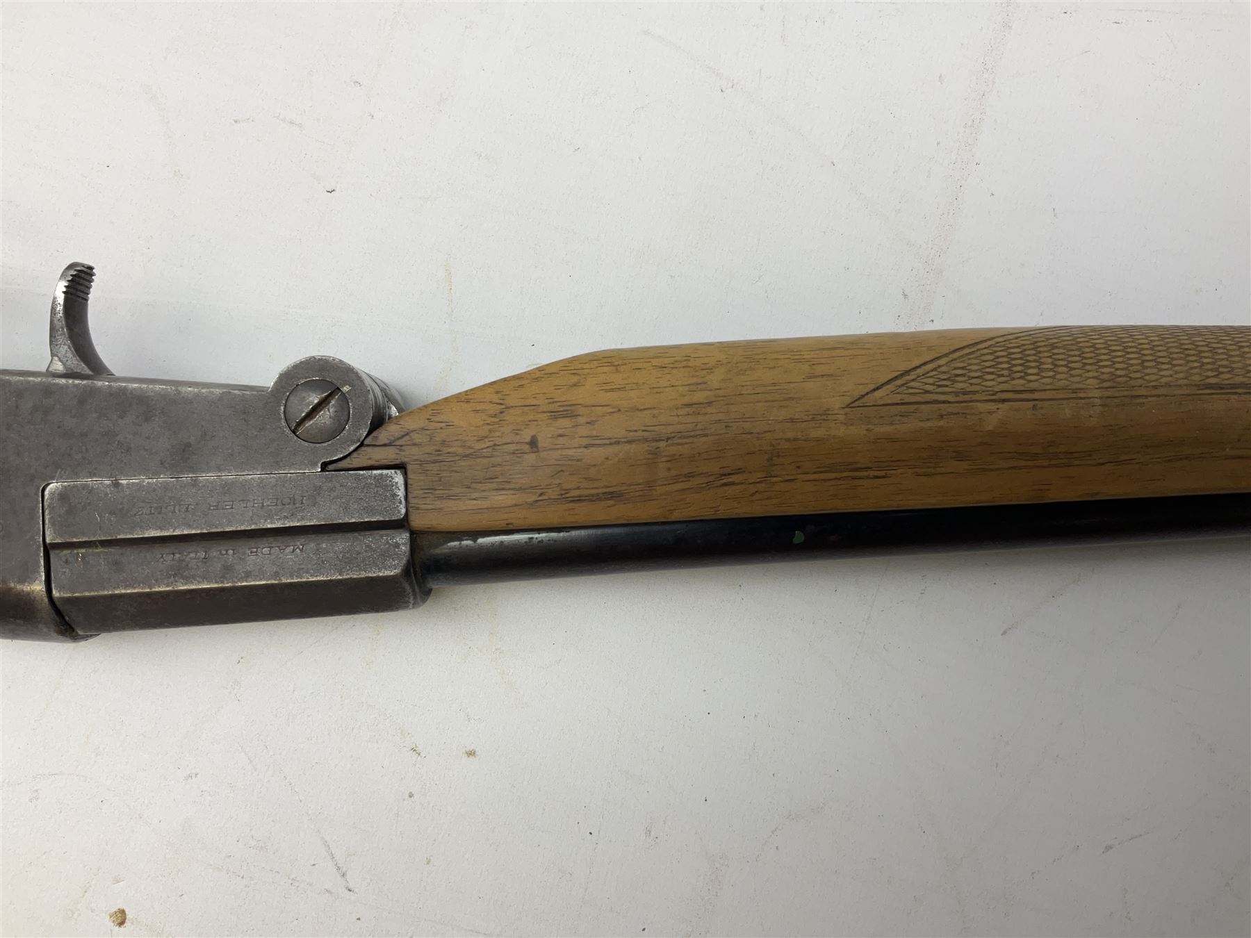 Italian Boehler Blitz .410 folding single barrel shotgun, walnut stock with 70cm barrel, chequered grip and fore-end with cross action safety, No.1779, L112cm overall SHOTGUN CERTIFICATE REQUIRED