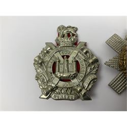 Three glengarry/cap badges - Royal Scots, Kings Own Borderers and Royal Scots Fusiliers (3)
