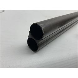 SHOTGUN CERTIFICATE REQUIRED - 19th century John Adams of London 12-bore double barrel side-by-side hammer gun with screw under-lever opening, 76cm (30