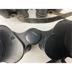 Six cased pairs of Pentax binoculars, comprising 10x50 Field, no. 604, Asahi 7x50, Asahi 10x50, Asahi 8x40, Asahi 16x50,  Asahi 10x50 No. 62611