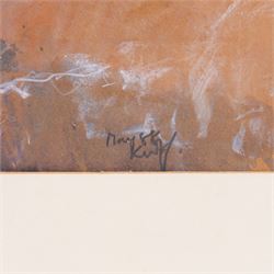 Kurt Jackson (British 1961-): 'Widemouth Bay I', mixed media signed and dated May '88, titled on label verso 35cm x 46cm 
Provenance: with Pelter Sands Fine Paintings, label verso