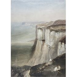 Henry Barlow Carter (British 1804-1868): 'Speeton Cliffs Yorkshire', watercolour unsigned,...