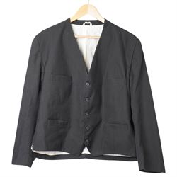 1978 William Northam & Co- Barrister's peruke in box together with gown, sleeved waistcoat and original bags