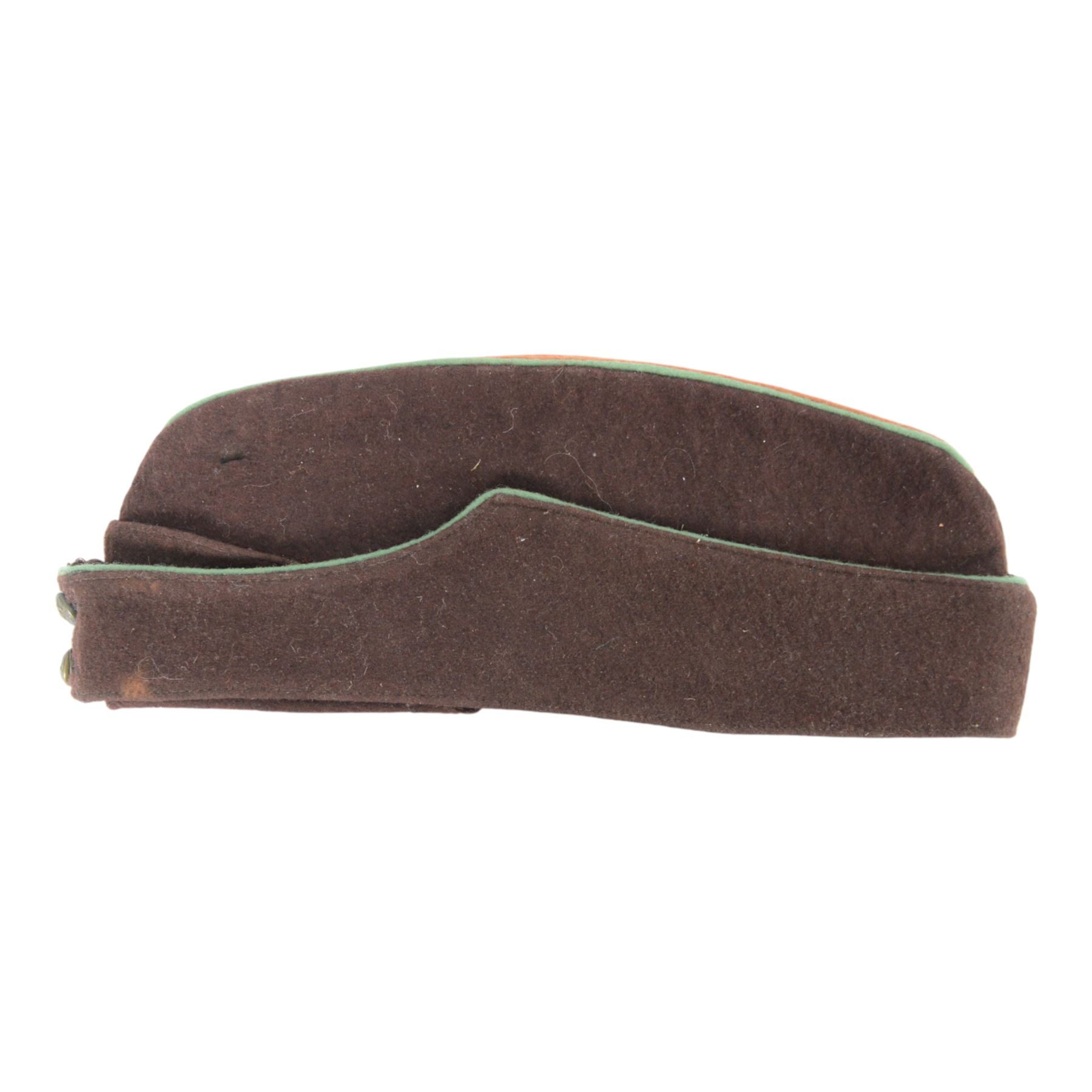 Highland Light Infantry glengarry with cap badge, together with WWII Auxiliary Territorial Service forage cap