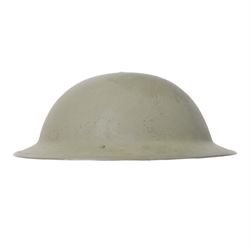 WWII MkII green Brodie, with liner and strap