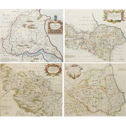Robert Morden (British 1650-1703): 'The East Riding' 'West Riding ' 'North Riding of Yorks...