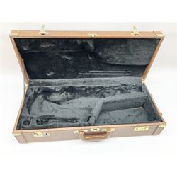 Trevor J. James & Co. 'The Horn' brass alto saxophone, serial no.T04498, H68cm in fitted carrying case