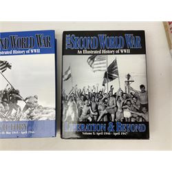 Trident Press: The Second World War - An Illustrated History of WWII. 2000. Ten volumes being a complete facsimile reprint of Hammerton's WW2 periodical 'The War Illustrated' from Vol 1 No 1 16th September 1939 to Vol 10 No 255 11th April 1947; all with dustjackets (10)