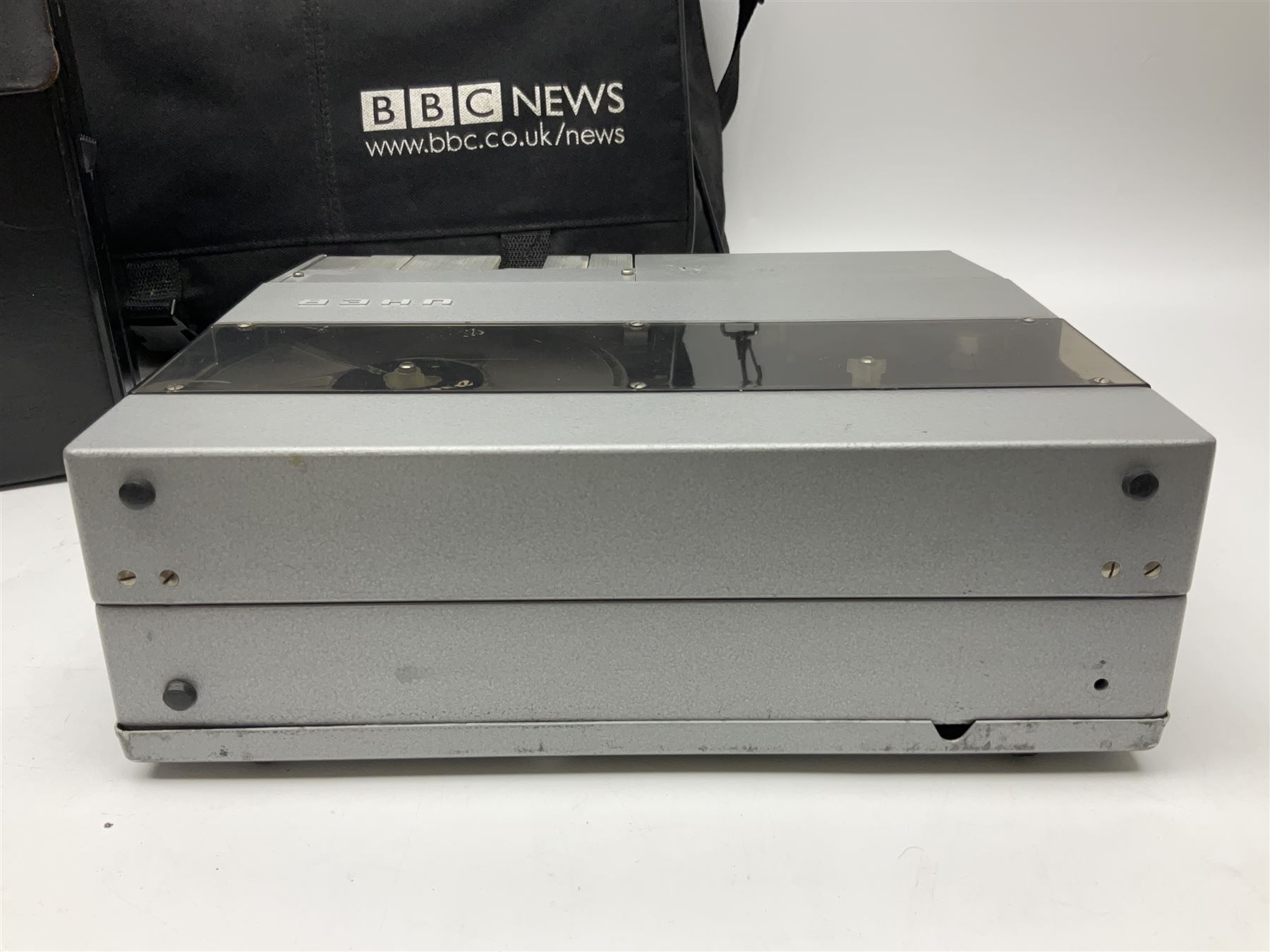 Uher 4100 Report-V professional tape recorder, with case, together with Uher 4000 Report professional tape recorder 