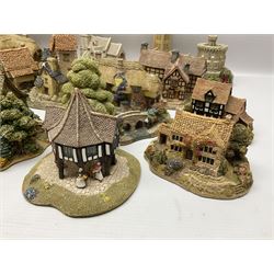 Twenty six Lilliput Lane models, to include Golden Harvest, Junk and Disorderley, Heaven Lea Cottage, Old Scrumpy Farm, Chantry Chapel Wakefield, etc, together with four similar cottages