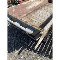 Large wooden pig salter - THIS LOT IS TO BE COLLECTED BY APPOINTMENT FROM DUGGLEBY STORAGE, GREAT HILL, EASTFIELD, SCARBOROUGH, YO11 3TX