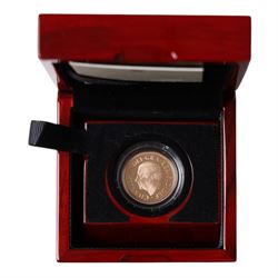 King Charles III 2025 'St George and The Dragon' rose gold proof full sovereign coin, from an edition of 2025, cased and boxed with certificate