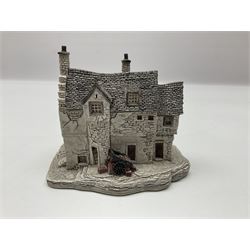Four Lilliput Lane models from the Scottish Collection, to include Eilean Donan Castle, Claypotts Castle, John Knox House and Stockwell Tenement, all boxed 