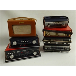  Seven Roberts portable radios - models R300, R303, R800, R24, RIC1, RIC2 and Rambler II  