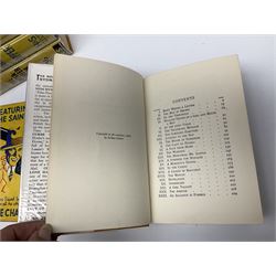 Collection of Hodder and Stoughton yellow jacket version books, to include Sydney Horler, George Goodchild, Dornford Yates, Leslie Charteris etc 