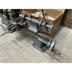 WM precision lathe with Thompson Houston electric motor together with Alfred Herbert die head and bits