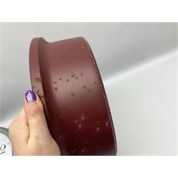 Esso Advertising Wall Clock, 'Put A Tiger In Your Tank', together with Jones & Co wall clock, largest example D40cm