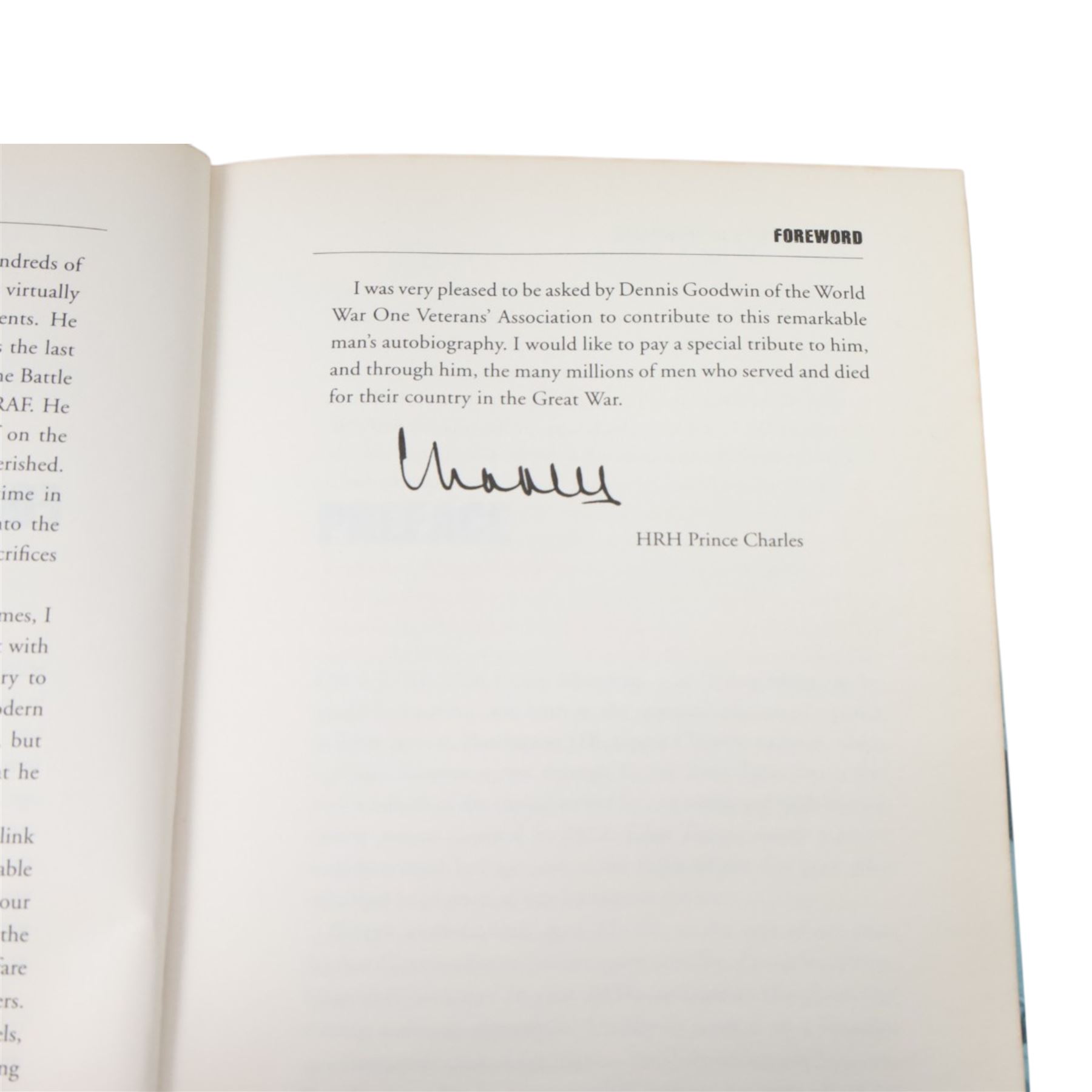 Henry Allingham, signed book Kitchener's Last Volunteer; The Life of Henry Allingham, the oldest surviving Veteran of the Great War