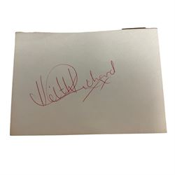 The Rolling Stones: set of five signatures - Mick Jagger, Keith Richards, Bill Wyman, Brian Jones and Charlie Watts 